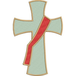 Embroidery Design Cross With Cloth 20 Cm