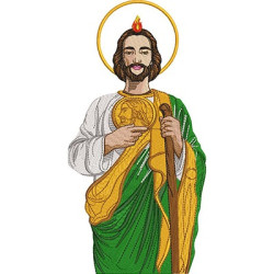 Embroidery Design Saint Judas Tadeo 25 Cm