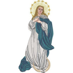 Embroidery Design Our Lady Immaculate Conception 3
