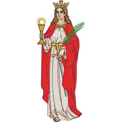 Embroidery Design Saint Barbara 2
