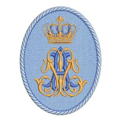 Matriz De Bordado Medalha Mariana 35