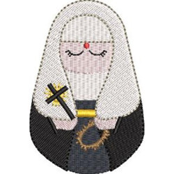 Embroidery Design Saint Rita Cute