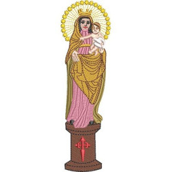 Embroidery Design Our Lady Of The Small Pillar