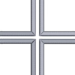 Diseño Para Bordado Cruz Decorada 159