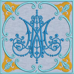 Embroidery Design Frame Marian 26