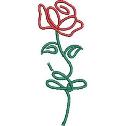 Embroidery Design Rose Faith