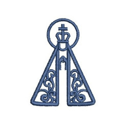 Embroidery Design Our Lady Appeared 5 Cm