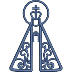 Embroidery Design Our Lady Appeared 12 Cm