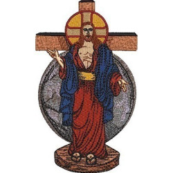Embroidery Design Jesus Of The Holy Wounds 15 Cm