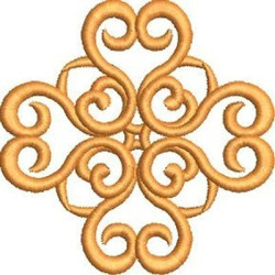 Embroidery Design Decorated Cross 168
