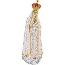 Embroidery Design Our Lady Of Fatima