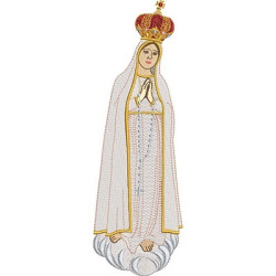 Embroidery Design Our Lady Of Fatima 27 Cm