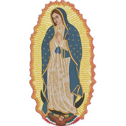Embroidery Design Virgin Of Guadalupe 35 Cm