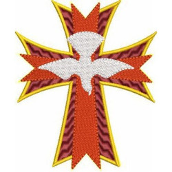 Embroidery Design Pentecost Cross