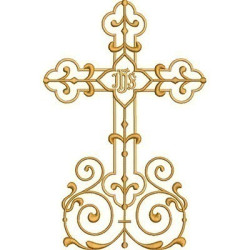 DECORATED CROSS 175