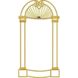 Embroidery Design Chapel Frame For Saints Of 16 Cm 5