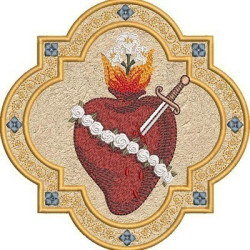IMMACULATE HEART OF MARY APPLIED FRAME