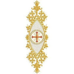 Embroidery Design Great Divine Cross Frame