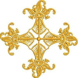 DECORATED CROSS 174