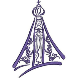 Embroidery Design Our Lady Appeared 18 Cm