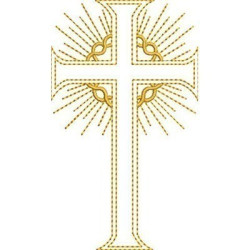 Matriz De Bordado Cruz Vazada 2
