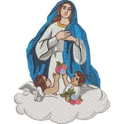 Embroidery Design Our Immaculate Lady Conception