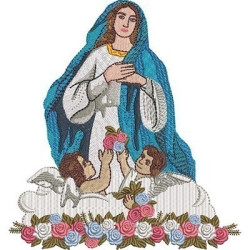 Embroidery Design Our Immaculate Lady Conception 2