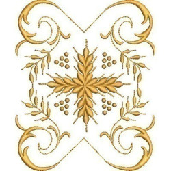 Embroidery Design Decorated Cross 180