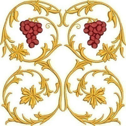 Embroidery Design Golden Arabescos 3