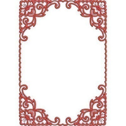 DECORATED FRAME 19 CM