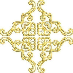Embroidery Design Decorated Cross 182