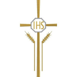 IHS CROSS WITH 25 CM