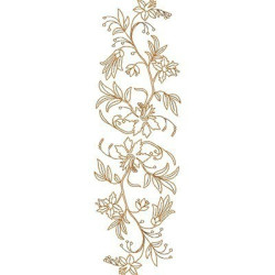 Embroidery Design Arabesques Big Single Point