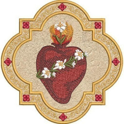 MOLDURA APLICADA CASTISMUS HEART OF JOSEPH