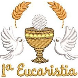 Embroidery Design First Eucharist 2