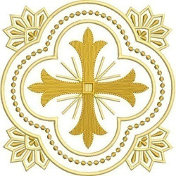 Embroidery Design Decorated Cross 183