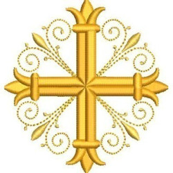 DECORATED CROSS 184