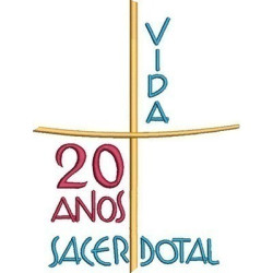 Matriz De Bordado 20 Anos Vida Sacerdotal