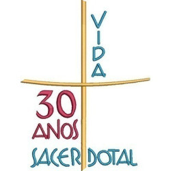 Matriz De Bordado 30 Anos Vida Sacerdotal