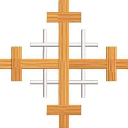 Matriz De Bordado Cruz De Jerusalém 2