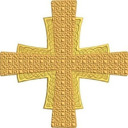 DECORATED CROSS 210