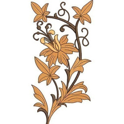 Embroidery Design Floral Arabesque 2