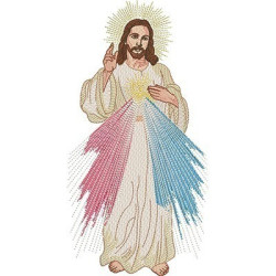 Embroidery Design Mercy Jesus 27 Cm