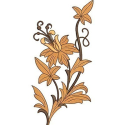 Embroidery Design Floral Arabesque 3