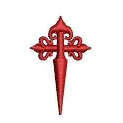 Embroidery Design Santiago Cross 4