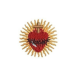 Embroidery Design Mini Sacred Heart Of Jesus 3
