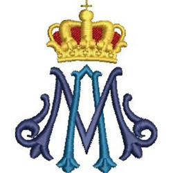 Diseño Para Bordado Mariana Con Corona 5