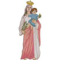 Diseño Para Bordado Nuestra Señora De La Paz