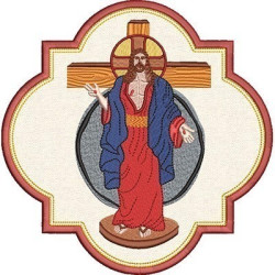 Embroidery Design Frame Jesus Das Santas Chagas