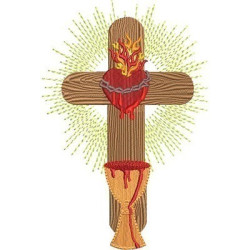 CROSS SACRED HEART OF JESUS 4